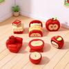 Miniature Dollhouse Furniture Accessories Mini Resin Fruit Theme Sofa Bed Table Bookshelf Statue for Fairy Garden Micro Landscape Home Decor