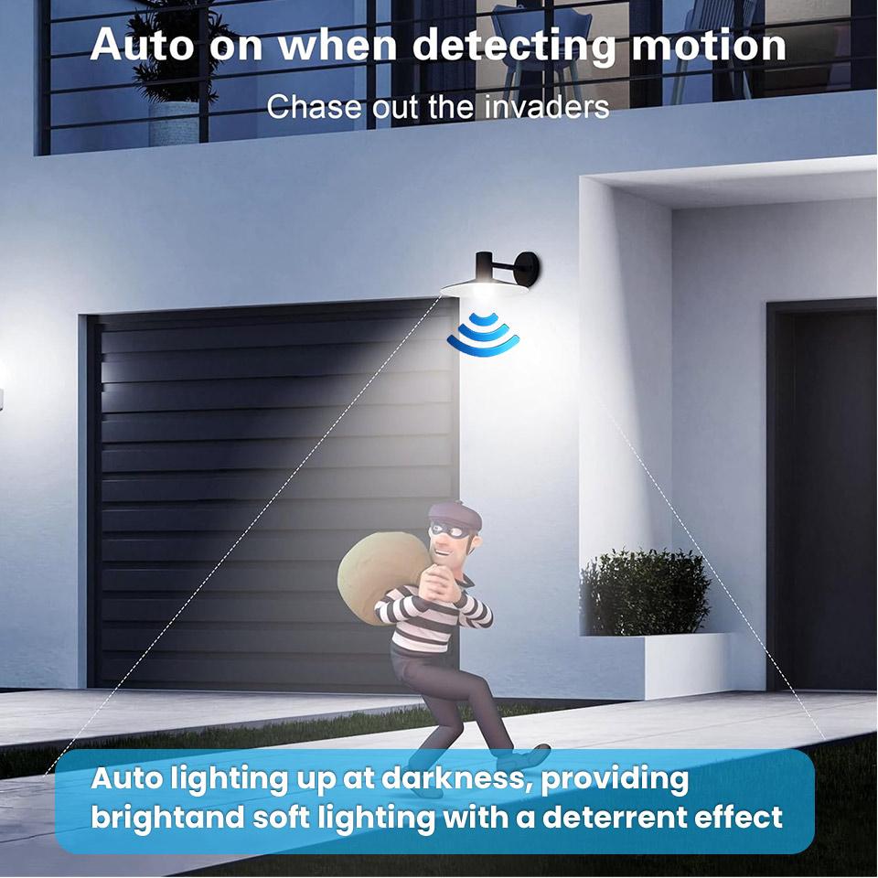 2PCS /Pack LED Bulb Light E27 Radar Motion Sensor 220V White Lamp Working in Night Auto On for Home Living Room Stairs Pathway