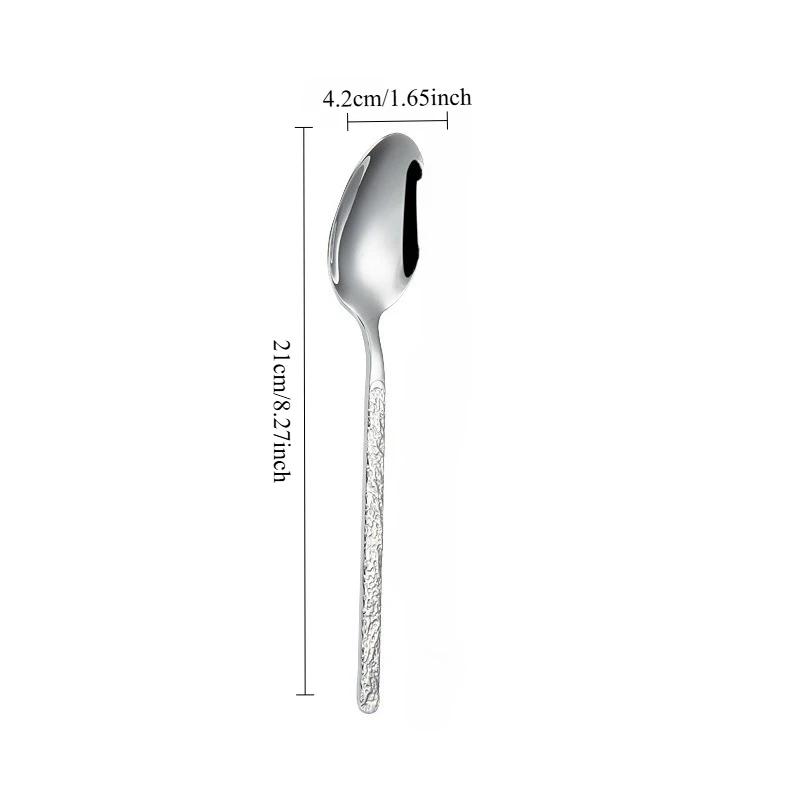Hammered Golden Cutlery Set ,Stainless Steel Tableware Dinnerware Includes Forks Spoons Knives,Mirror Polished,Dishwasher Safe