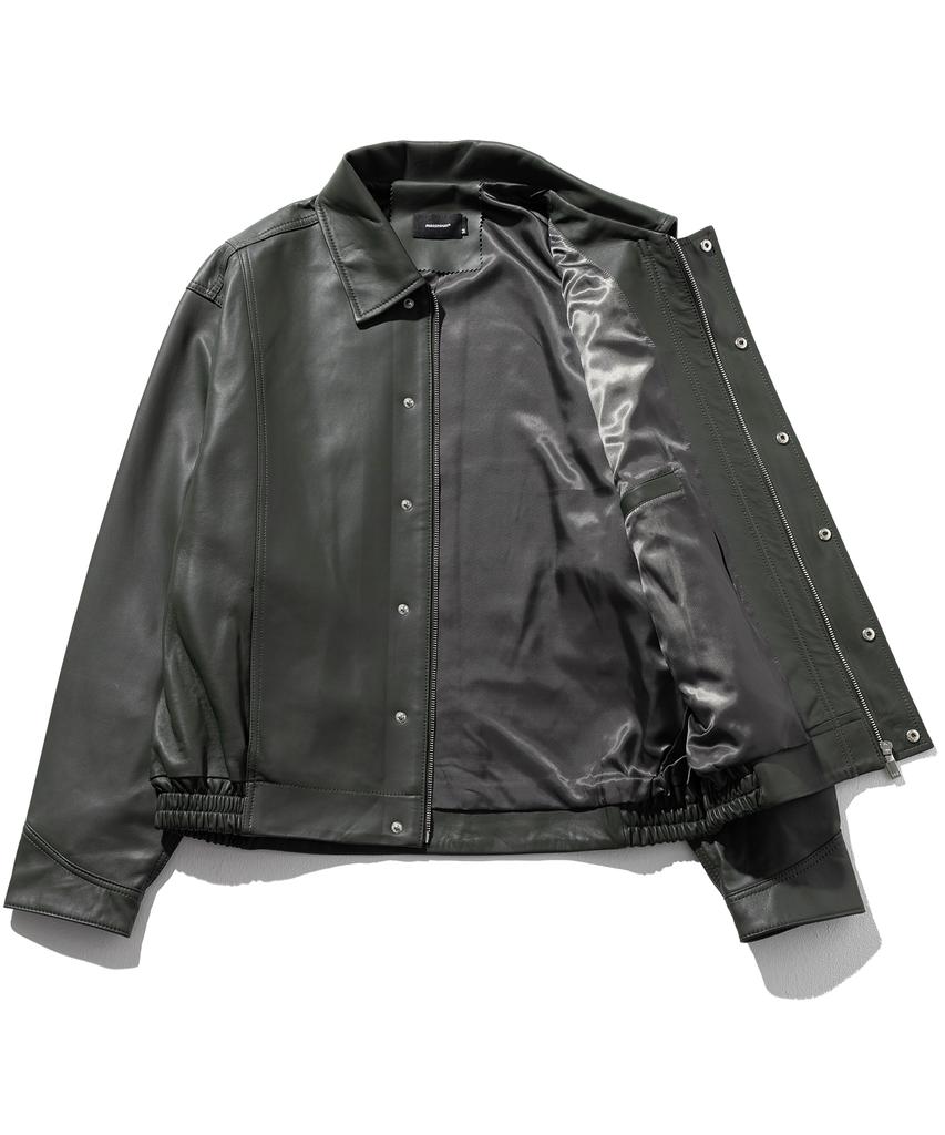 Massnoun Lambskin Oversized Bomber Leather Jacket Mftlj001-Ov