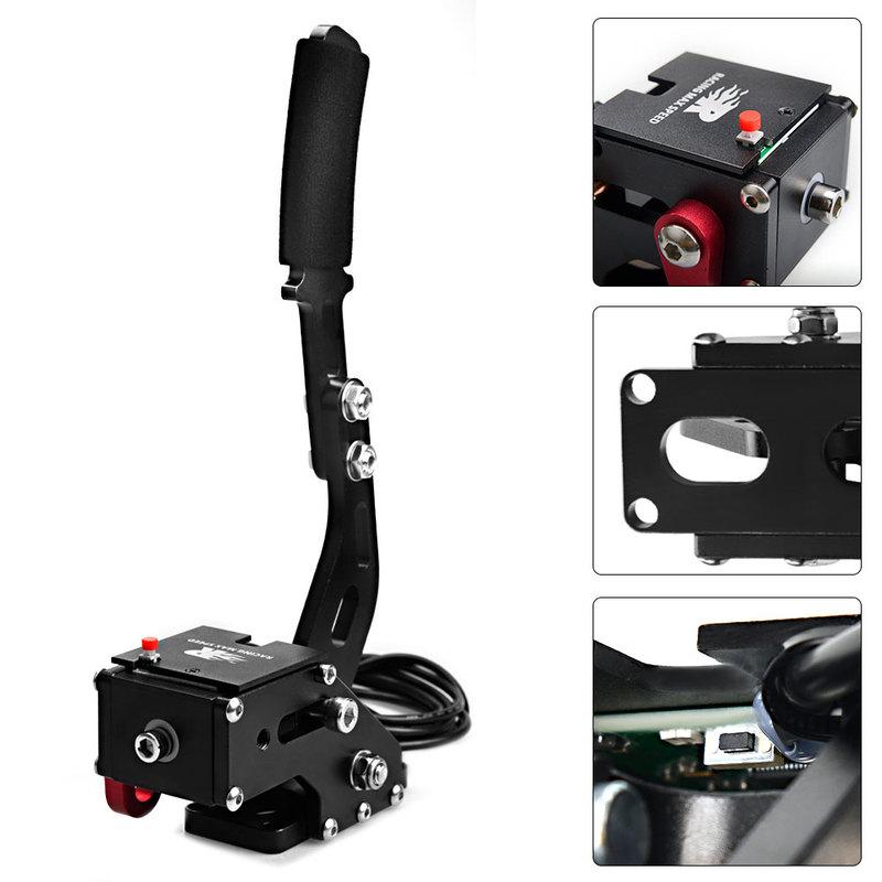 PS4 PS5 PC Aluminum USB Handbrake Three Color For SIM Auto Racing Games G29 Steel For PC Windows without accessory