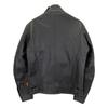 KUSHITANI Black Diaskin Leather Zip-Up Jacket Jacket L blackUsed