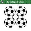 20PCS Soccer Ball Shaped Paper Napkins Party Supplies Disposable Tableware for Sports Events and Themed Celebrations