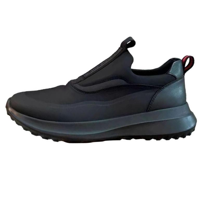 Summer New Men's Casual Sports Trendy Shoes Low-top Round Head Sports Shoes Soft-soled Shoes Trendy and Breathable Thick-soled Men's Shoes