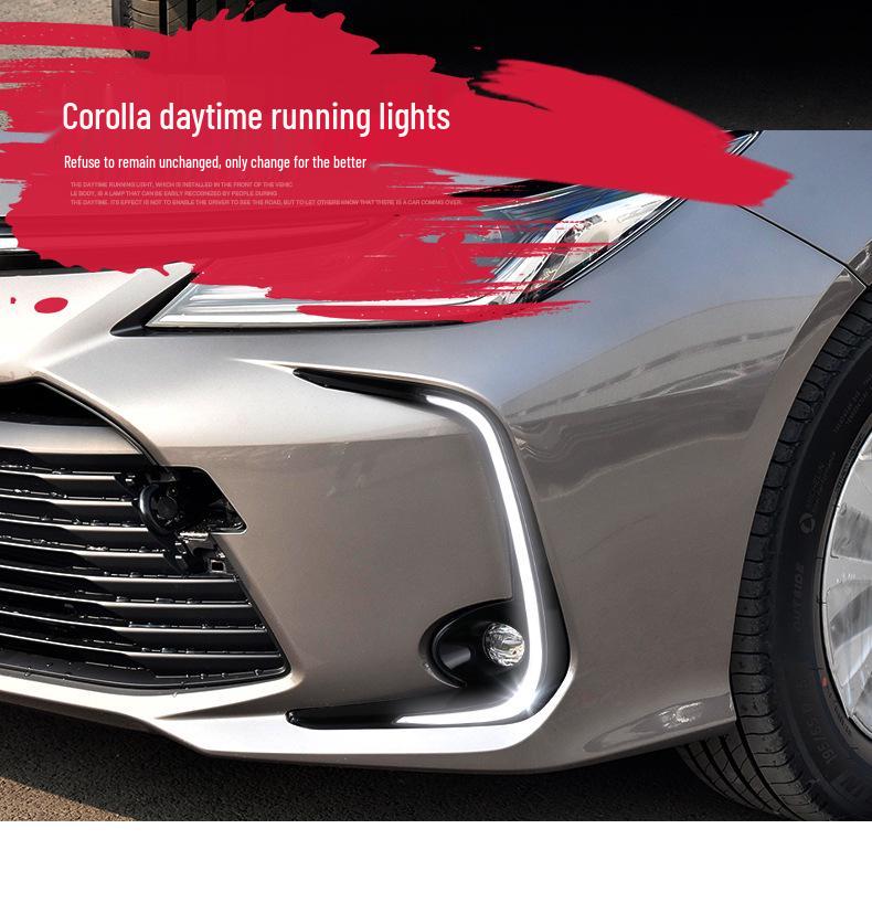 LED Sequential Turn Signal Daytime Running Lights for 19-21 Corolla