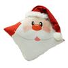 Santa Claus Christmas 1 Velvet Cushion (Standard Size, Red)