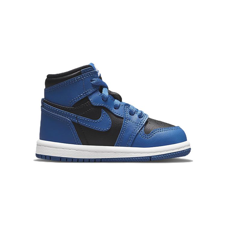 Air Jordan 1 Retro High OG TD Dark Marina Blue Baby Sneakers Black White AQ2665-404