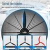 Angry Tiger Industrial Floor Fan: Powerful Oscillating Electric Fan with High Air Volume for Commercial Use in Shops, Factories, and Warehouses.