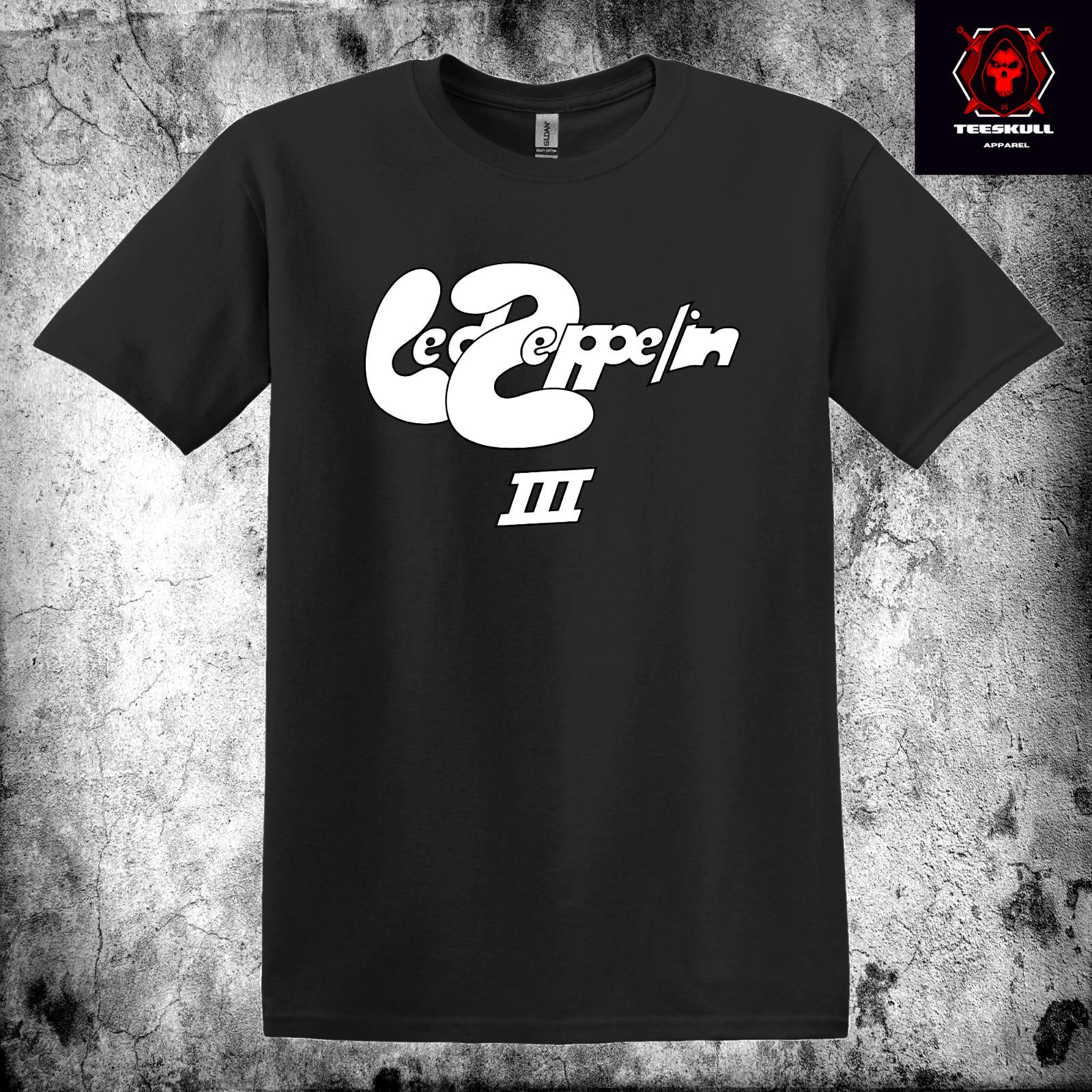 Led Zeppelin Classic Rock Band Tee Heavy Cotton Unisex T-shirt S3XL M