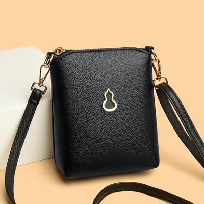Lightweight Mobile Phone Bag, Double-shoulder Strap Crossbody Bag, Simple Single-shoulder Bag, Solid-colored Small Bag