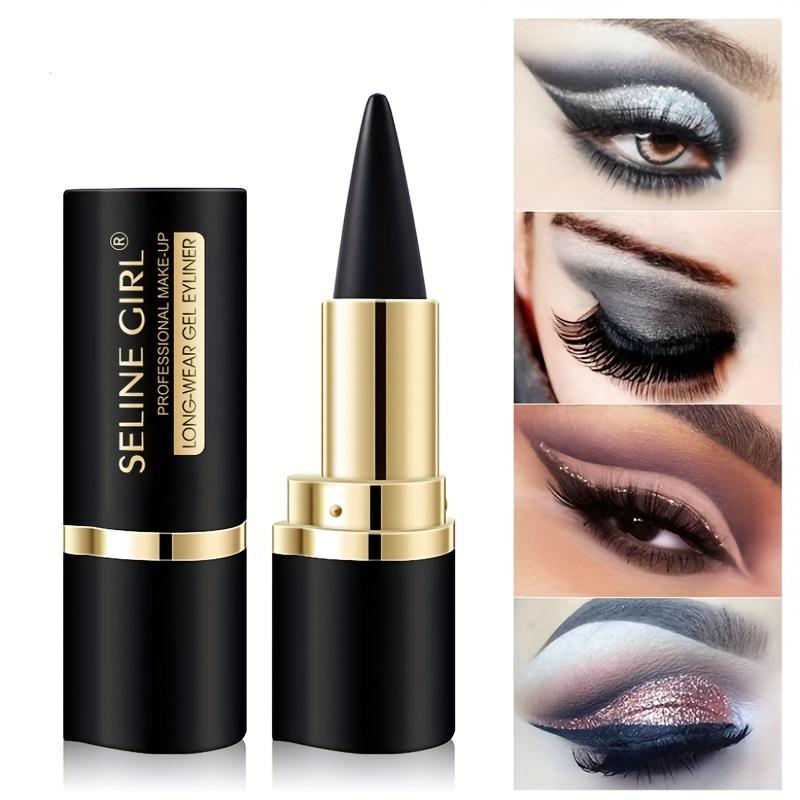 Sailor Moon Waterproof Black Eyeliner Gel, Long-lasting Smudge-proof Single Head Solid Eyeliner Gel Women