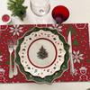 Neue dekorative Weihnachts-Schneeflocken-Tischsets – Festliches Winterdesign für europäische und amerikanische Partys