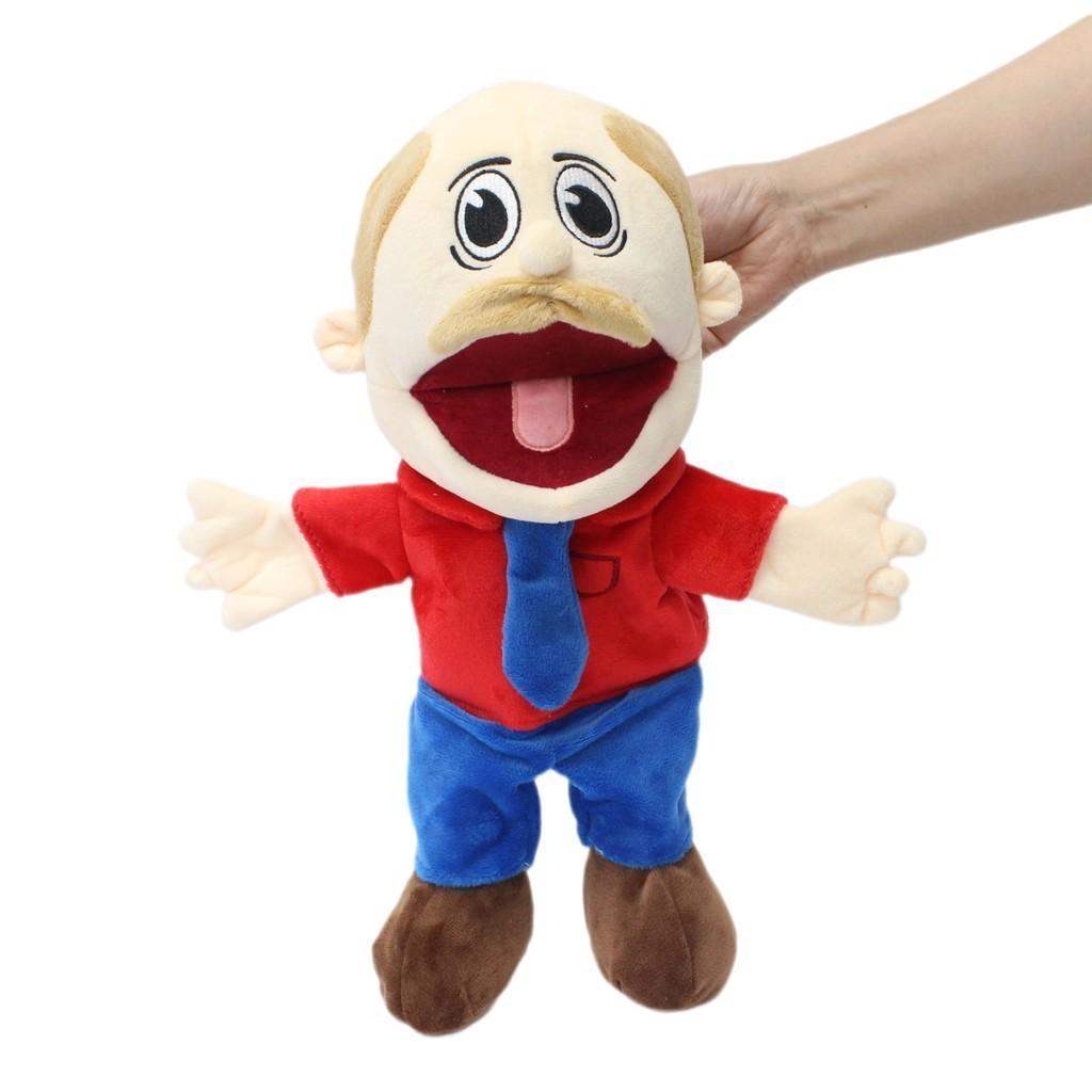 Quirky Jeffy Cartoon Plush Puppet Hand Puppet For Creative Play And Parent Child Interaction