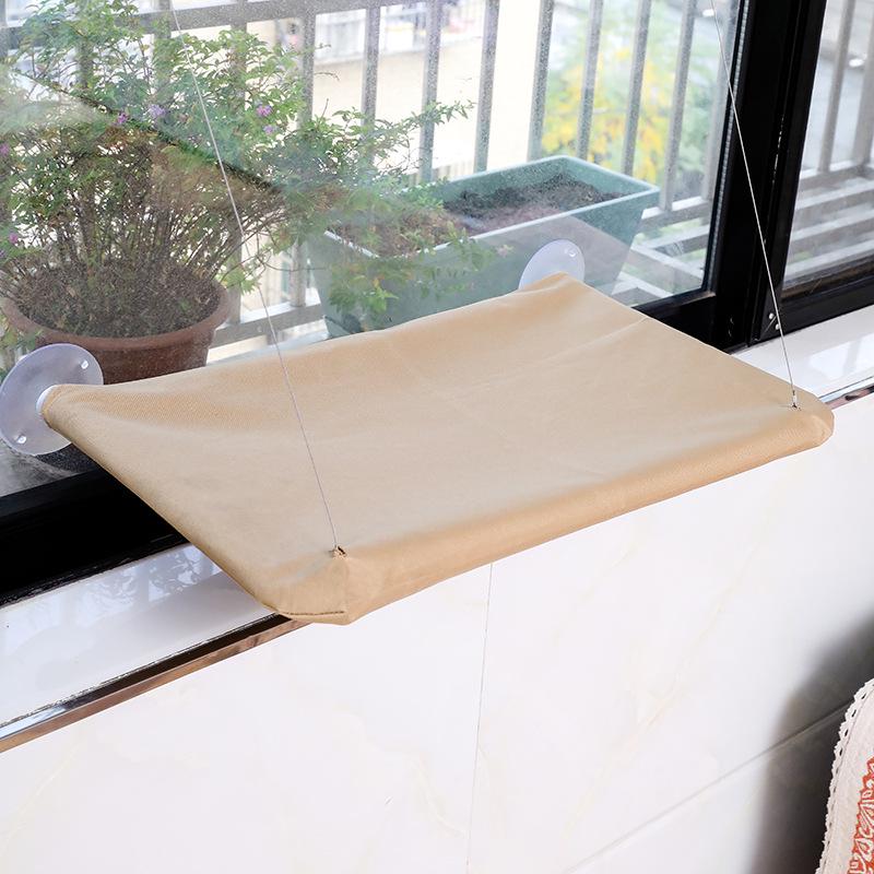 

Моющийся гамак для кошек на окно с большими присосками 54*30cm OPP Bag
