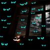 Luminous Stickers Glow in Dark Evil Peeping Eyes Stickers for Halloween Wall