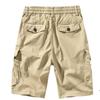 Outdoor Casual Shorts Men's Summer Cotton Tooling Five-point Pants Plus Size Sports Loose Pants
