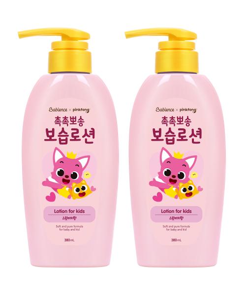 Babience Pinkfong Moisturizing Lotion 380ml x 2pcs NONE