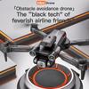 P12 Pro Drone 4K/8K HD Aerial ESC Photography Drone Tracking Low Power Return Three-Axis Gimbal Anti-shake Video Quadcopter Toy Gift