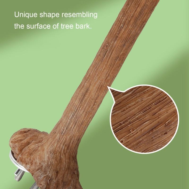 Heated Bird Perch 5W Bird Warmer Bird Perch Stand Heater For African Grey Parakeets Cockatiels Parrot