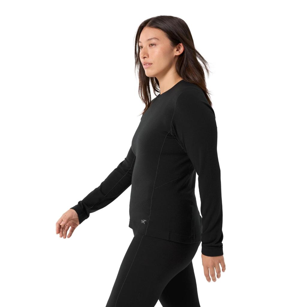 Satoro Merino Wool Crew Neck Long Sleeve X000008474 Black XS Arc'teryx Women's