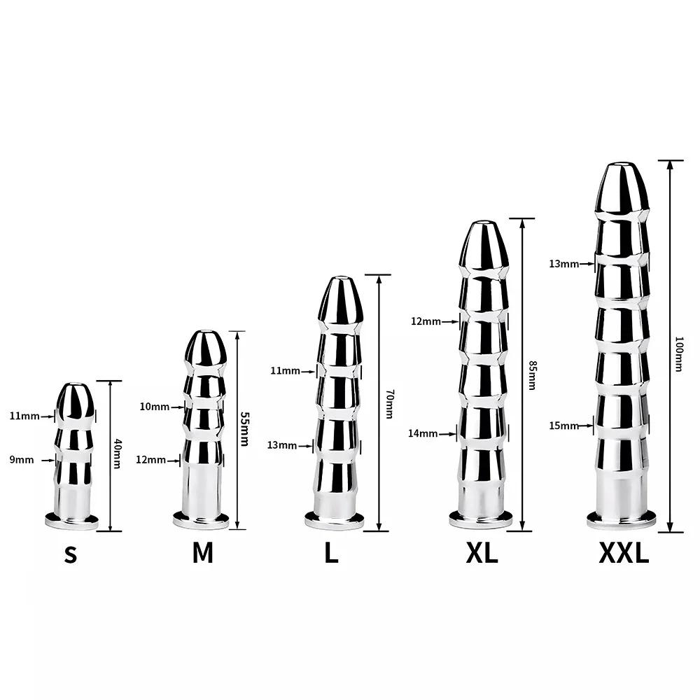 New Stainless Steel Urethral Dilators Hollow Urethral Stimulator Horse Eyes Stick Penis Plug Male Orgasm Masturbator  Toys