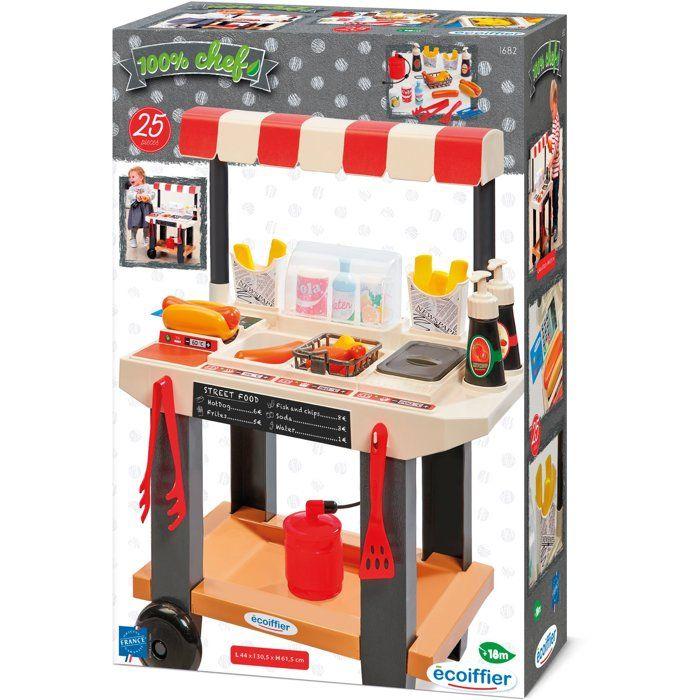 Jeux d'imitation : cuisine Street food - ECOIFFIER - 1682
