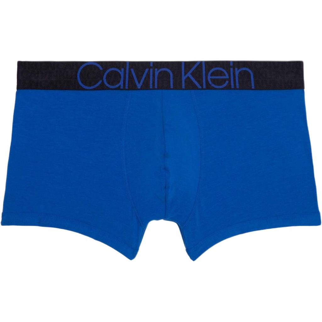 Calvin Klein Comfortable Mid-Rise Boxer Briefs Men underwear Blue NB2682-500