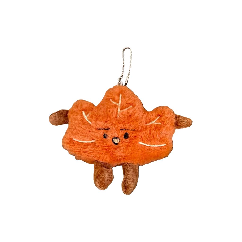 Leaf Bag Pendant Bag Charm Leafing Keyring Plush Texture Key Accessory Suitable for Fashion Ladies and Girls Present
