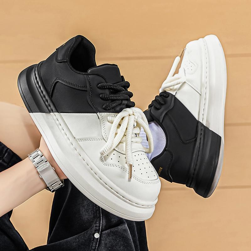Scarpe da ginnastica comode, traspiranti, alla moda, per studenti e ragazzi, casual, quattro stagioni, da uomo, con suola morbida.