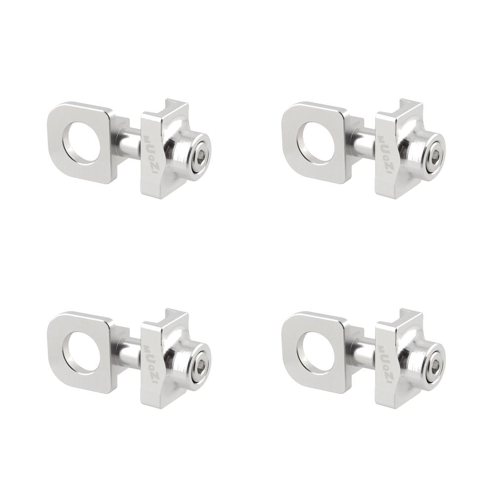 5-1PC Bicycle Chain Adjuster Aluminum Alloy CNC Bike Chain Tension Bolt Screw DIY Modification for Single Speed Bicycle Parts