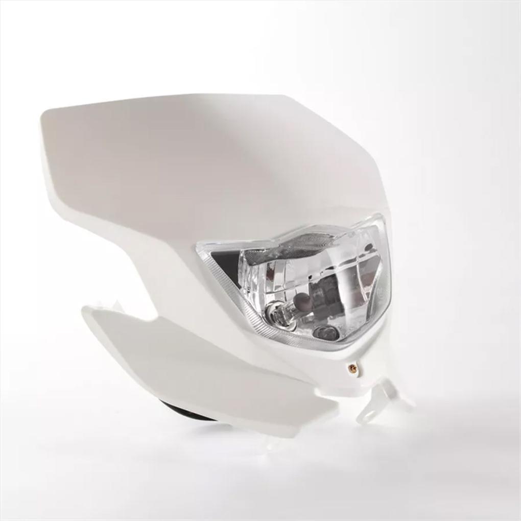 

Антивибрационные резиновые полоски для мотокросса, фара для Yamaha YZ WR, противотуманная фара, коричневая, пластиковая, для мотокросса белый