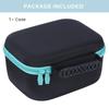 RAZOR SLIM ELEC MUFF Slim Electronic Earmuffs with Storage Case Light [Peyyargo] Walker's (Black + Blue)