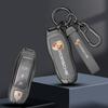 Leather Car Remote Key Case Full Cover Shell Fob For Porsche 911 718 Panamera Macan Cayenne Boxster Cayman Keychain Accessories