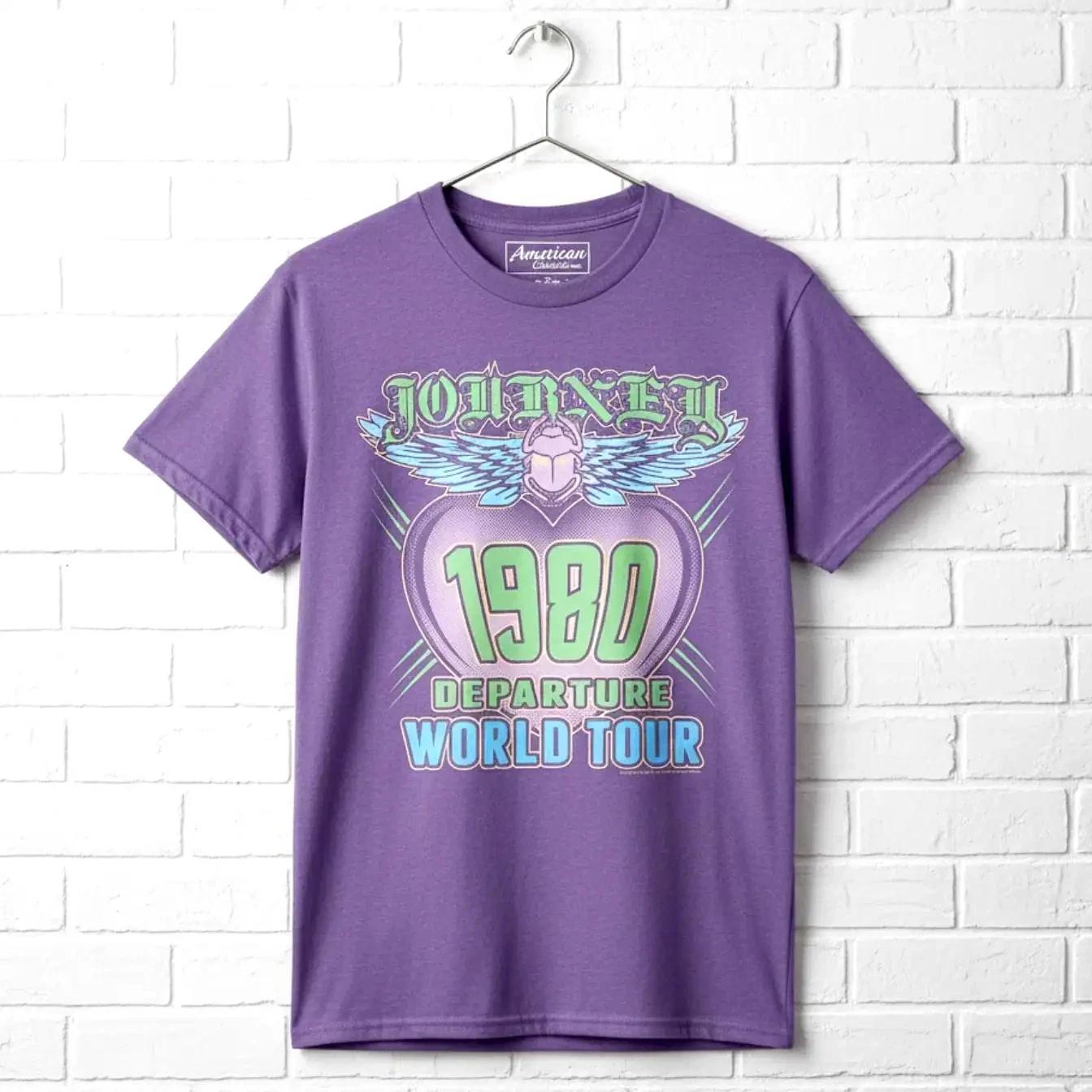 Journey 1980 Departure World Tour Men s T Shirt S