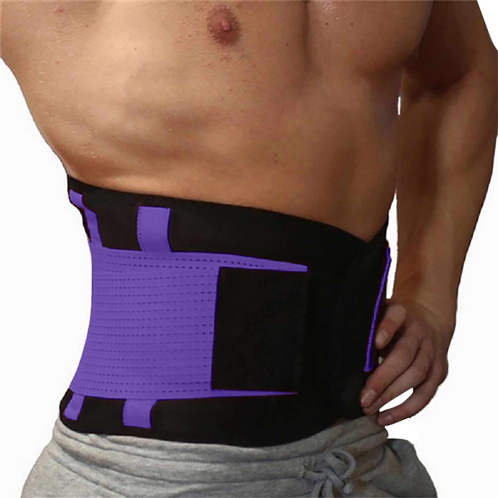 

All Seasons Support Belt Sports Girdle Elastic Abdominal Belt Rubber Corset S фіолетовий
