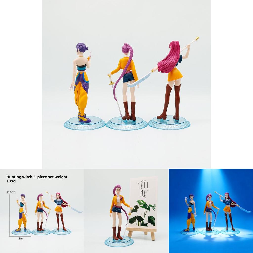 Kpop Dämonenjäger Sammler-PVC-Figuren mit authentischem Design zum Ausstellen und Verschenken