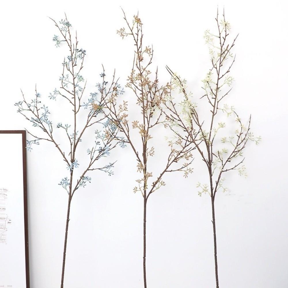 Handmade Artificial Eucalyptus Berries Green Plants Real Touch Simulation Eucalyptus Tree Plastic Floral Arrangement Fake Plants