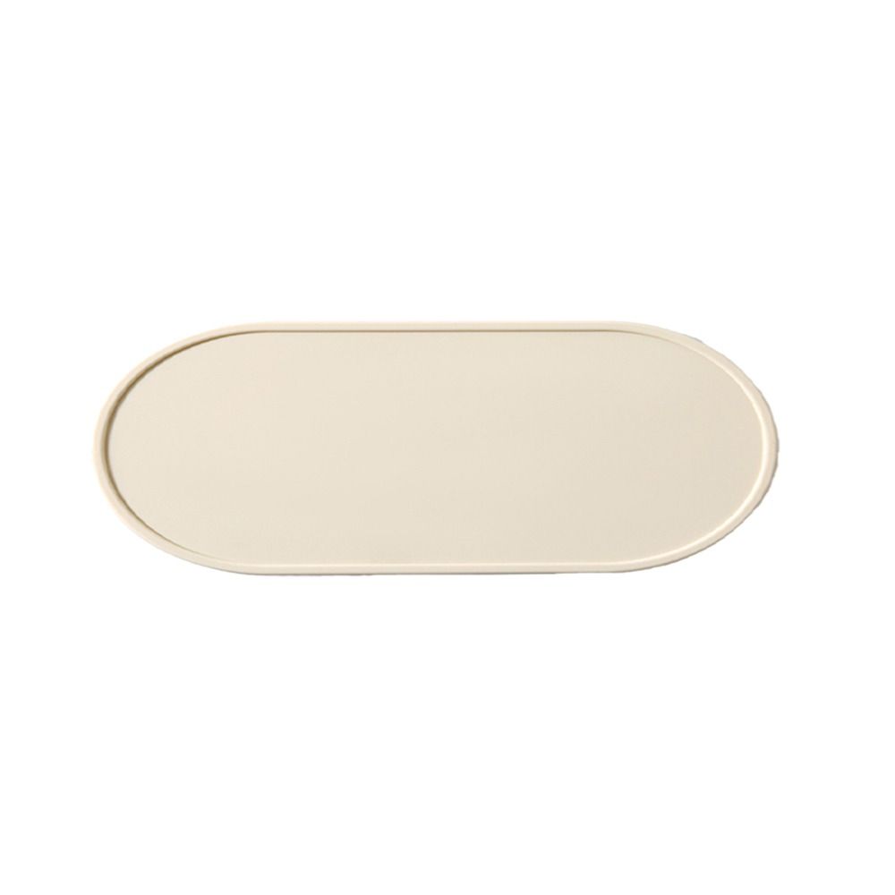 Anti Slip Seasoning Bottle Storage Tray Washable Soap Dispenser Tray Silicone Vanity Tray  Dessert