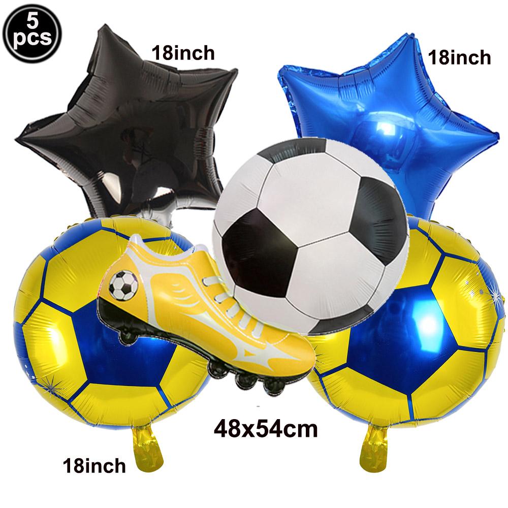 Standing Soccer Foil Balloon Kids Football Theme Birthday Party Baby Shower Decor Football Club Decor Supplies Boys Gifts