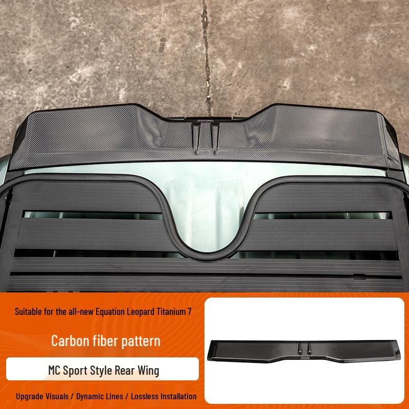 BYD Leopard 7MC Bohrloser Heckspoiler Heckflügel Dachspoiler - Auto Außen Dekoration