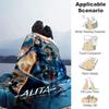1pc Alita Battle Angel Print Blanket Soft Bedding Sofa Bedroom Home Decor Fan Goods Q12
