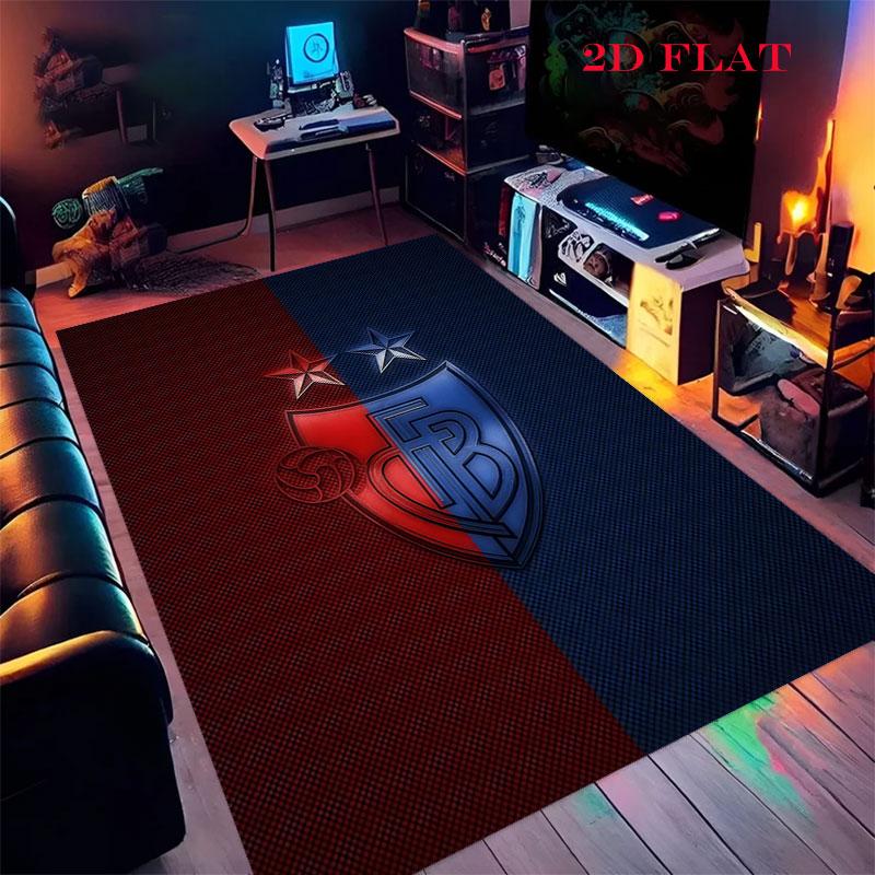 FC Basel Carpet Rug for Living Room Bedroom Home Sofa Decoration,Kids play Nonslip Floor Mat