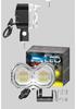 Motorcycle LED Headlight: Colorful Warning Light & Electric Vehicle Front Spotlight