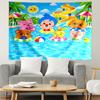Plim Plim Print Tapestry, Lightweight Wall Hanging, for Bedroom, Dorm, Living Room, Home Art Decor, Birthday Christmas Gift for Friends