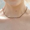 ZMZY Vintage Unique New Natural Stones Simple Choker Necklaces Women Beaded Collar Necklace Designer Jewelry Bijoux
