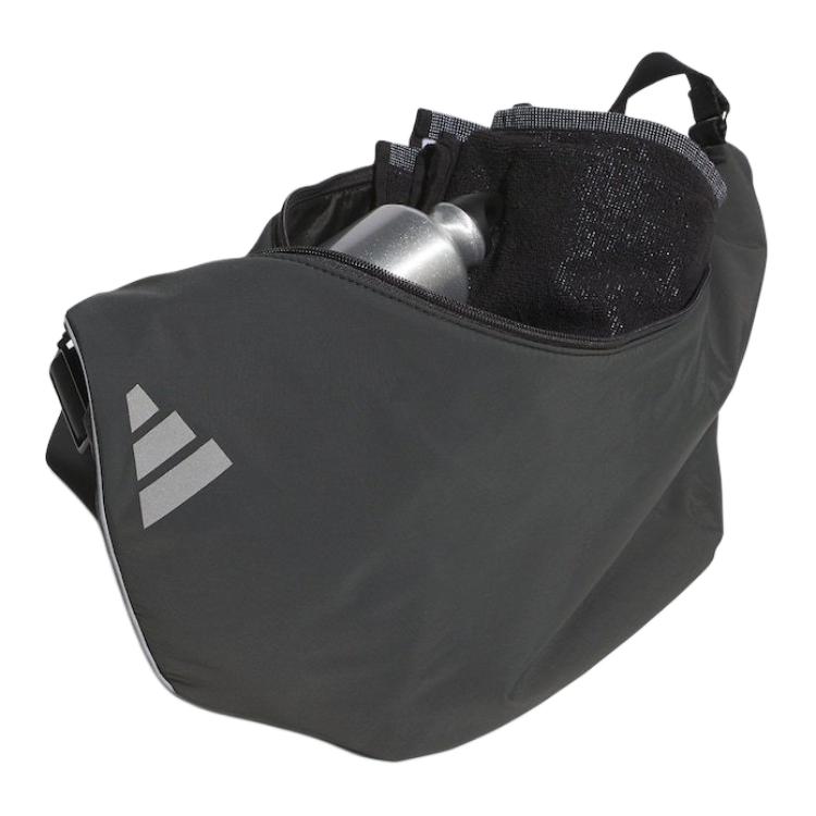 New Adidas Nylon Shoulder Bag, Crossbody Bag Regular Unisex Black JW1701