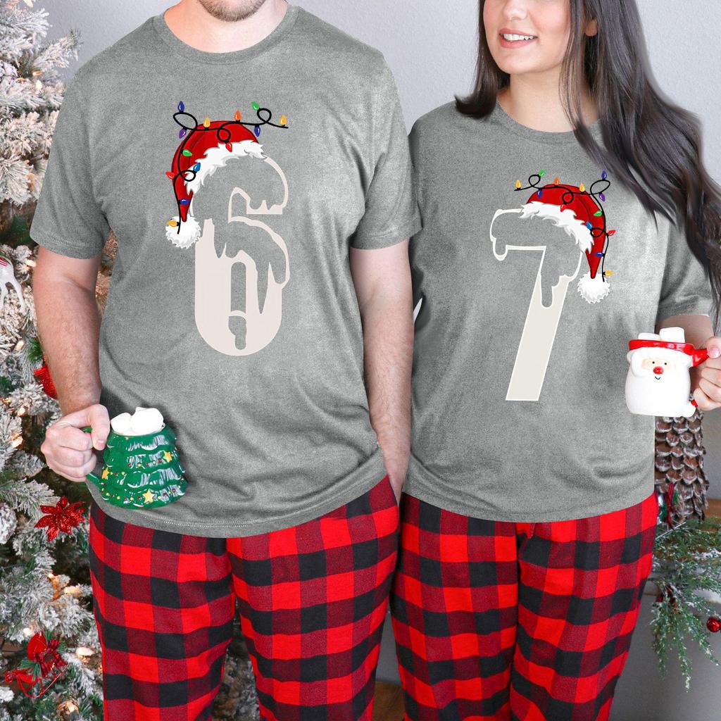 Camiseta de manga corta con cuello redondo y estampado de moda para mujer