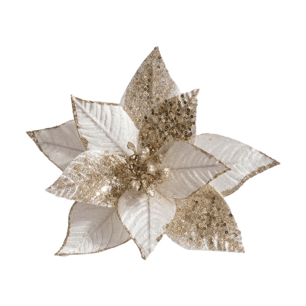 Decorative Flower Pick Artificial Poinsettia Poinsettia Tree Decoration  Christmas Tree Decorating