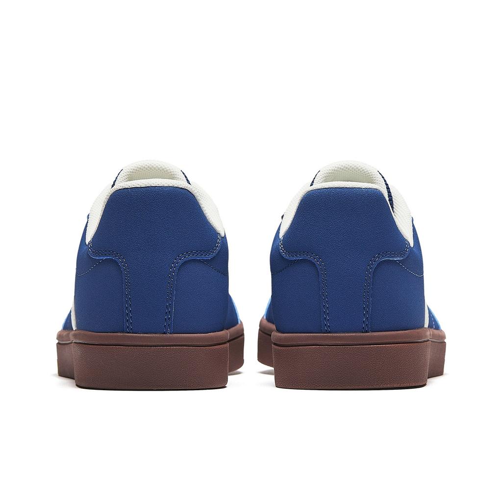 Anta Vitality Classic Retro Campus Life Fashion Versatile Low-Top Board Shoes Men Sneaker City-Blue Ivory-White 912618099-9