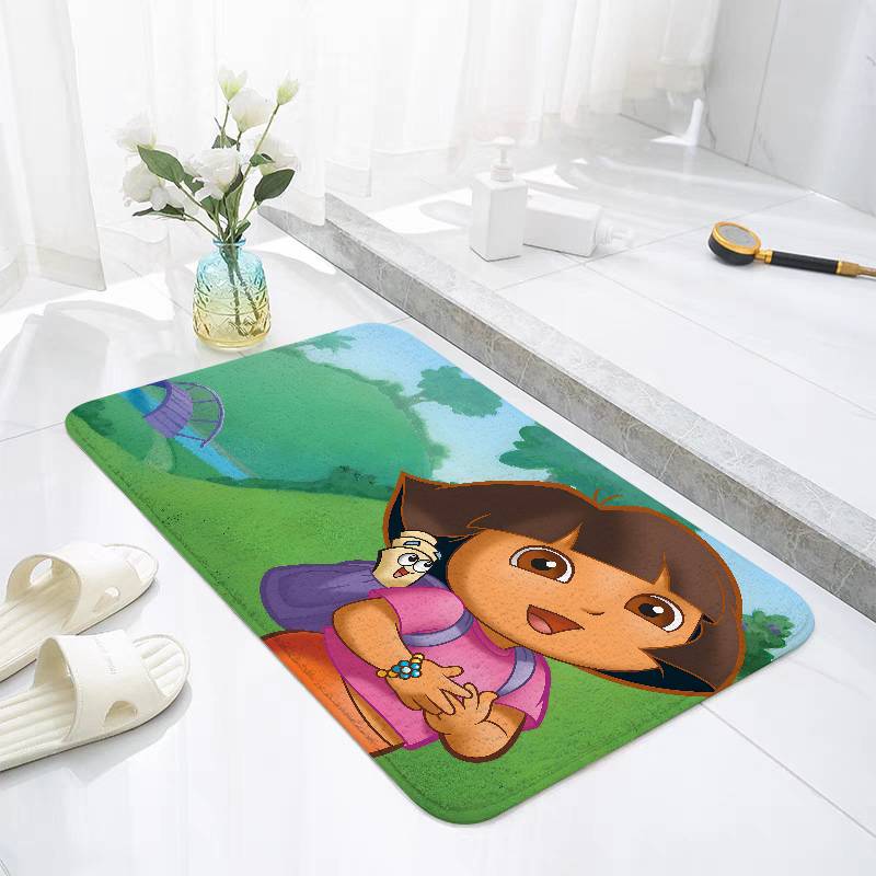Dora The Explorer Floor Mat Living Room Rug For Bedroom Welcome Mat Outdoor Rug